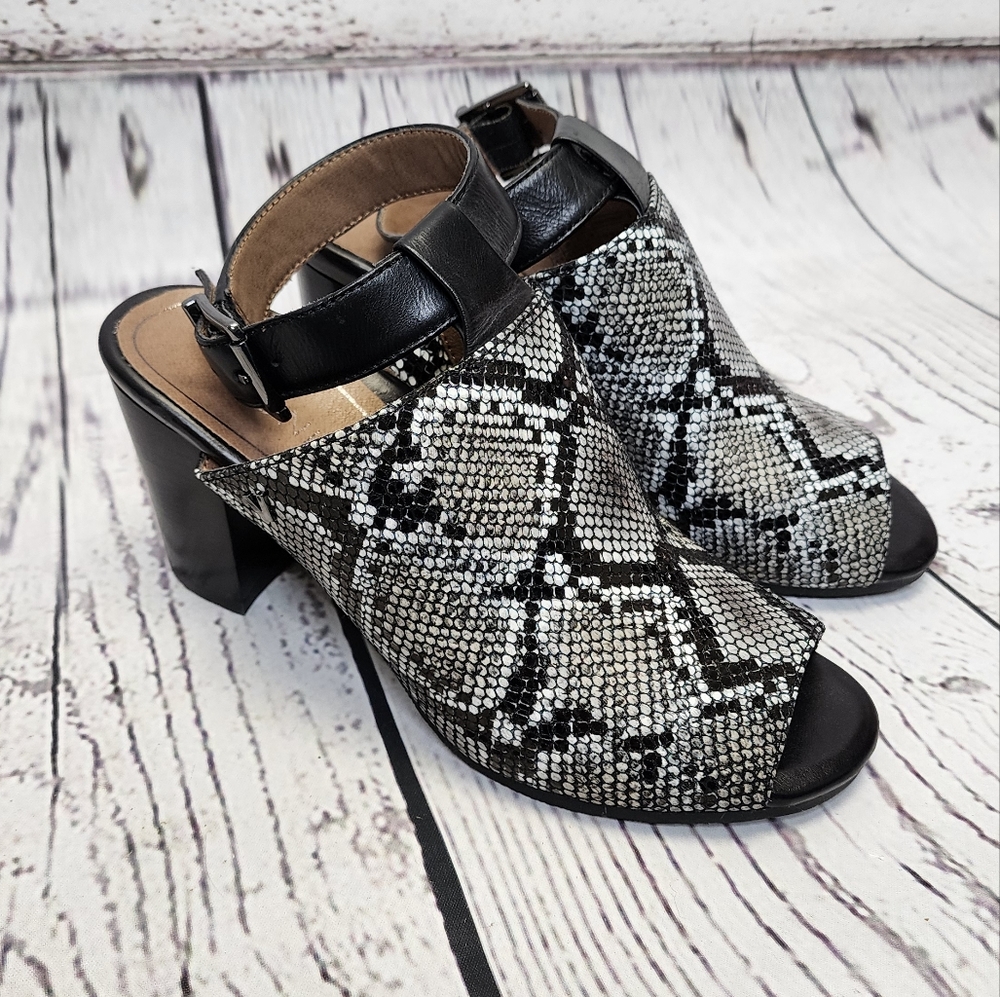 Vionic Monochrome Snake Pattern Heels - image 2